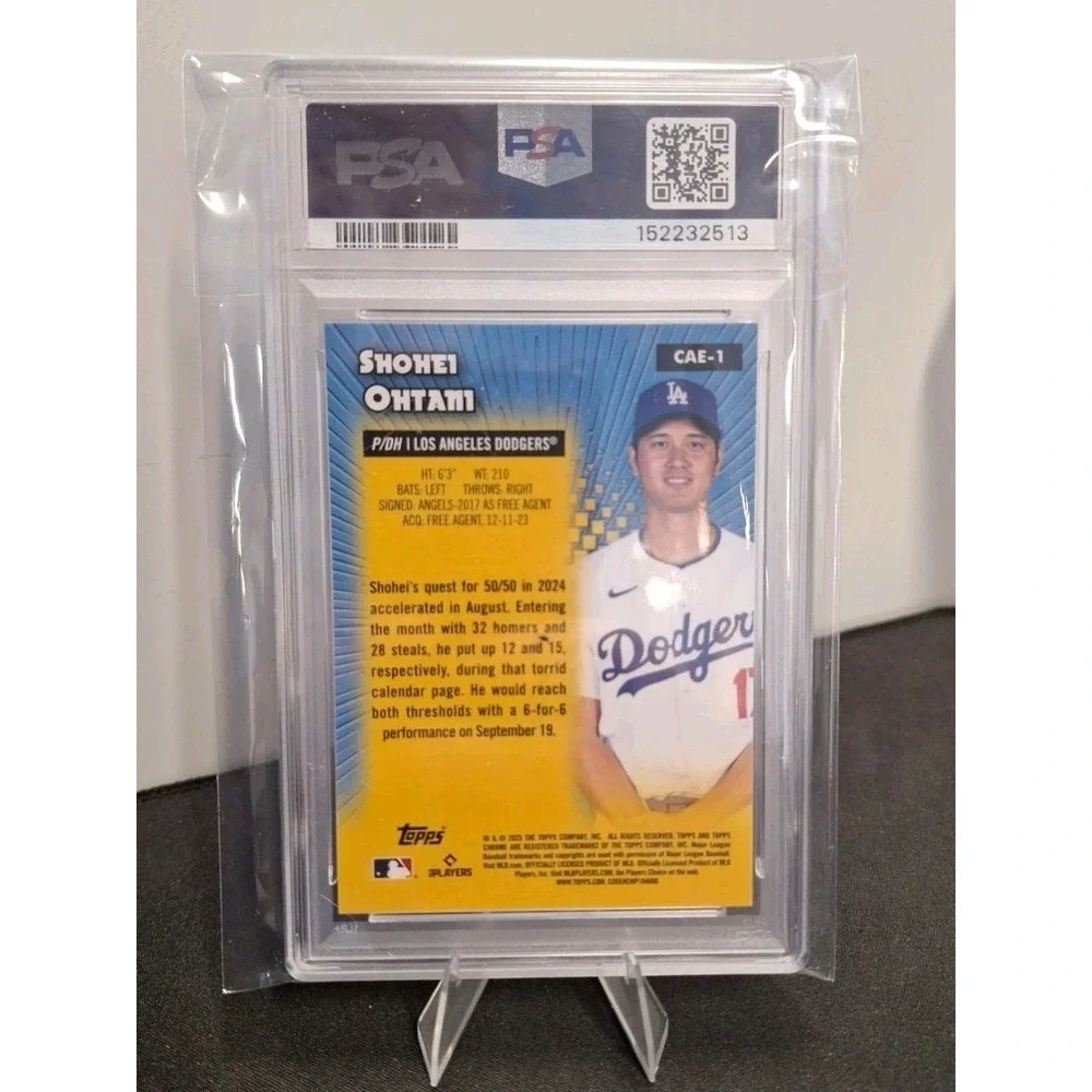 2025 Topps Chrome All Etch Logofractor Edition SHOHEI OHTANI PSA 10 Gem Mint